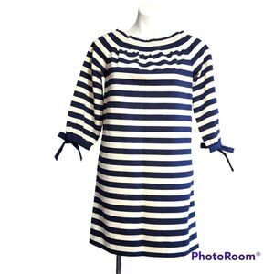 J. Crew OTS navy & blue dress